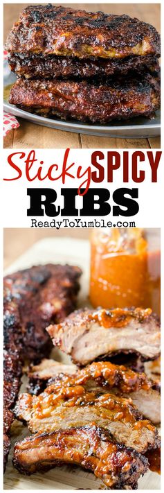 Sticky Spicy Ribs