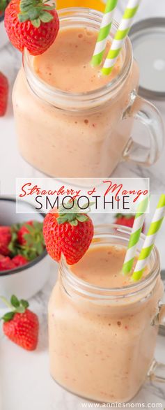 Strawberry and Mango Smoothie