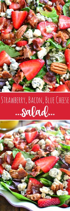 Strawberry Bacon Blue Cheese Salad