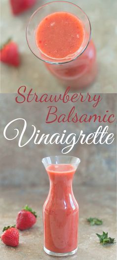 Strawberry Balsamic Vinaigrette Dressing