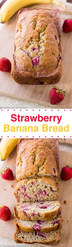 Strawberry Banana Bread