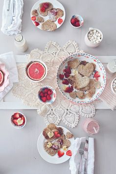 Strawberry Banana Coconut Yogurt Smoothie