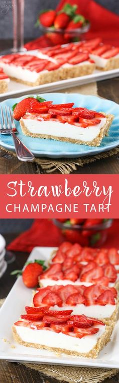 Strawberry Champagne Tart