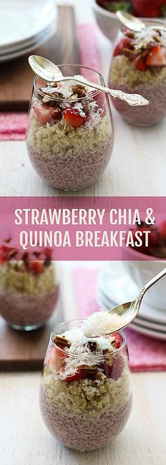 Strawberry Chia and Quinoa Breakfast