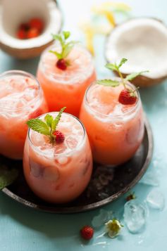 Strawberry Coconut Lemonade