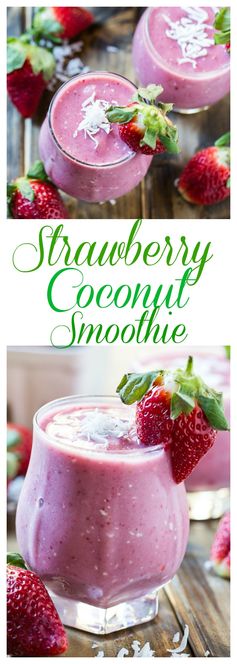 Strawberry Coconut Smoothie