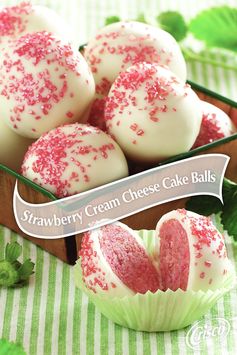 Strawberry Cream Cheese Cake Balls