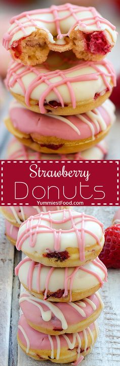 Strawberry Donuts