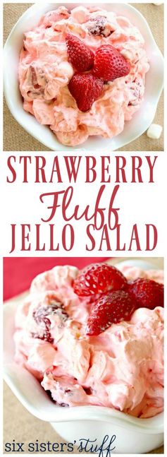 Strawberry Jello Fluff Salad