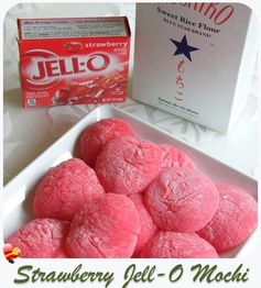 Strawberry Jello Mochi