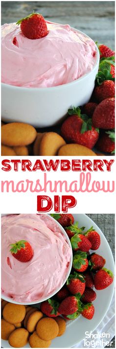 Strawberry Marshmallow Dip