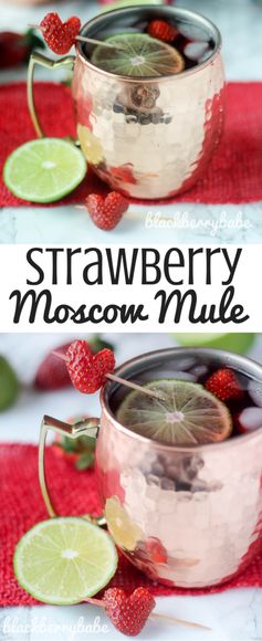 Strawberry Moscow Mules