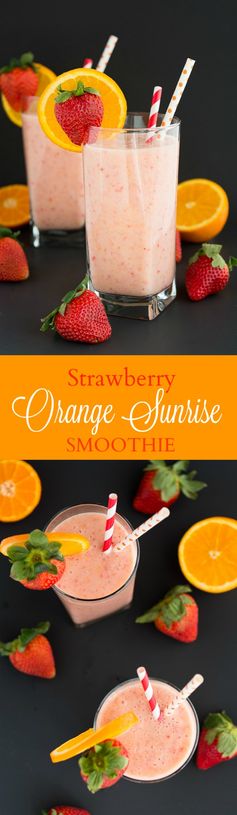 Strawberry Orange Sunrise Smoothie