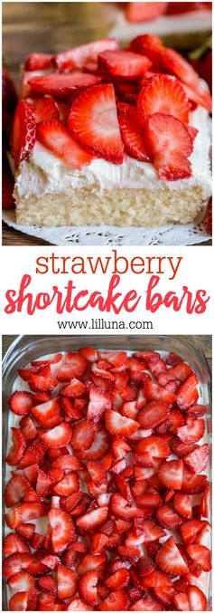 Strawberry Shortcake Bars