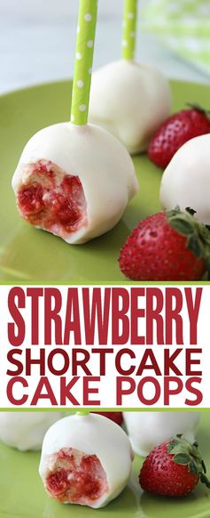 Strawberry Shortcake Cake Pops