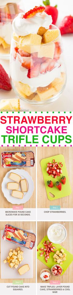 Strawberry Shortcake Trifle Cups