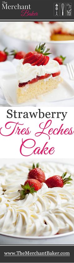 Strawberry Tres Leches Cake