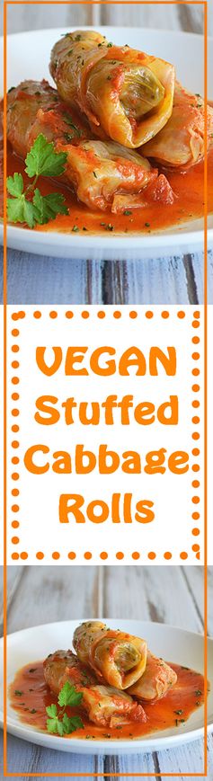 Stuffed Cabbage Rolls (Vegan