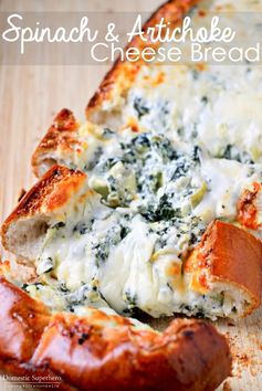 Stuffed Spinach & Artichoke Bread