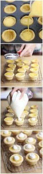 Sugar Cookie Lemon Tarts