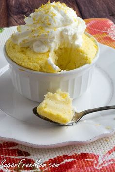 Sugar-Free Lemon Mug Cake