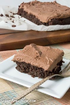 Sugar Free Low Carb Chocolate Crazy Cake ( Egg Free, Dairy Free, Nut Free, Gluten Free