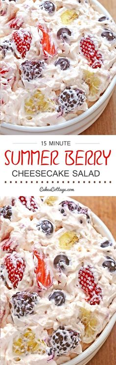 Summer Berry Cheesecake Salad