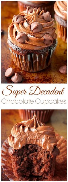 Super Decadent Chocolate Cupcakes