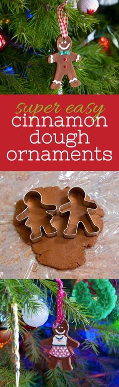 Super easy homemade cinnamon ornaments