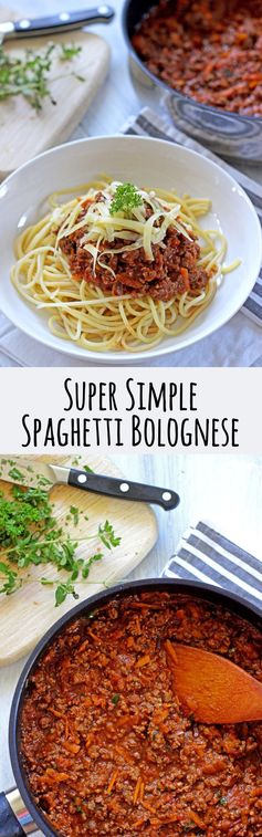 Super Simple Spaghetti Bolognese