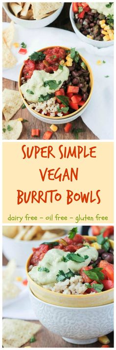 Super Simple Vegan Burrito Bowl