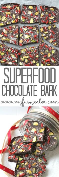 Superfood Chocolate Bark