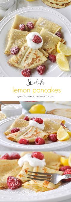 Swedish Lemon Pancakes