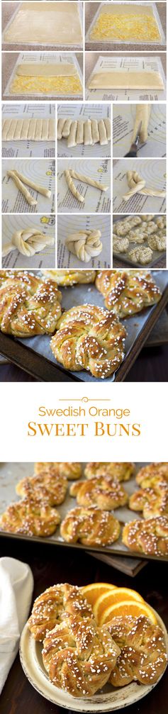 Swedish Orange Sweet Buns