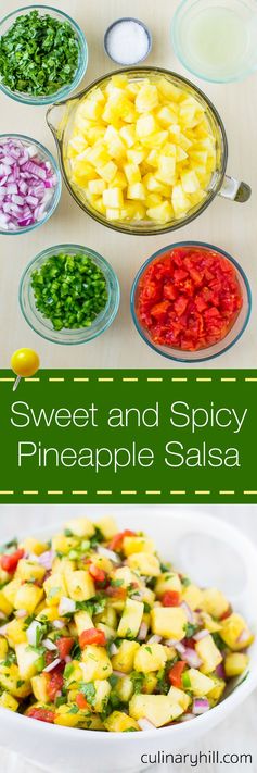 Sweet and Spicy Pineapple Salsa