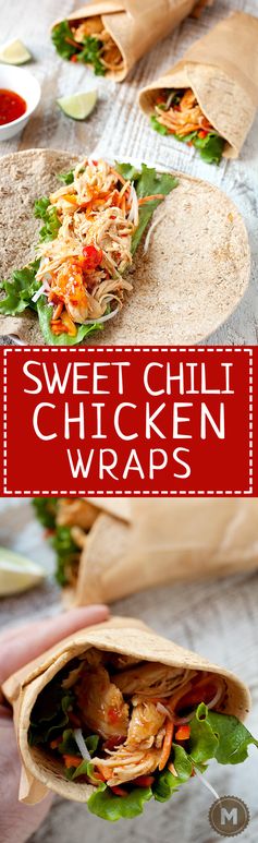 Sweet Chili Chicken Wraps