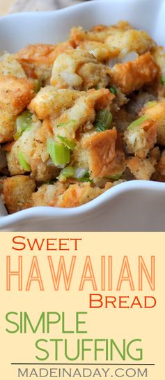 Sweet Hawaiian Bread Simple Stuffing