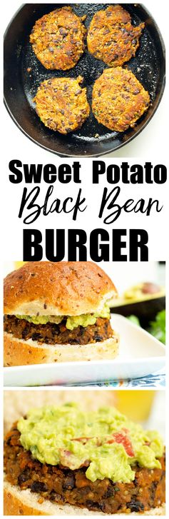 Sweet Potato Black Bean Burgers