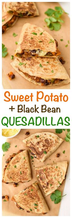 Sweet Potato Black Bean Quesadillas