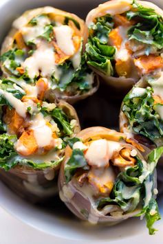 Sweet Potato, Kale + Quinoa Spring Rolls