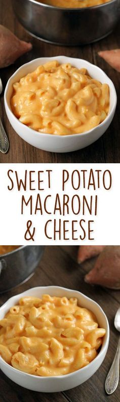 Sweet Potato Macaroni and Cheese (gluten-free, whole grain options