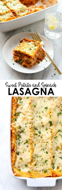 Sweet Potato Spinach Lasagna