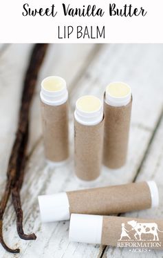 Sweet Vanilla Butter Lip Balm