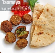 Taameya Egyptian Falafel طريقة عمل الفلافل المصرية - الطعمية