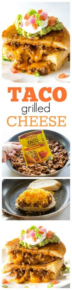 Taco Grilled Cheese