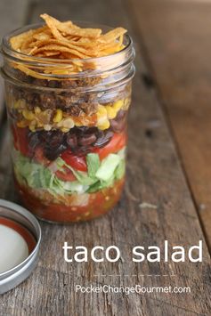 Taco Salad in a Jar