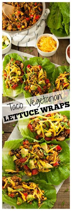 Taco Vegetarian Lettuce Wraps