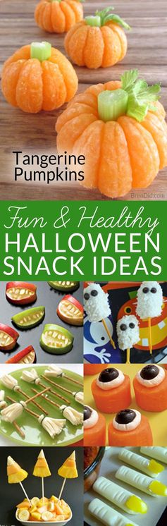 Tangerine Pumpkins & 8 Other Healthy Halloween Snacks