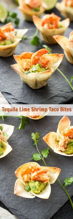 Tequila Lime Shrimp Taco Bites