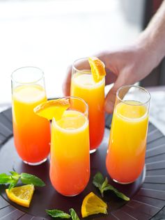 Tequila Sunrise Mimosas